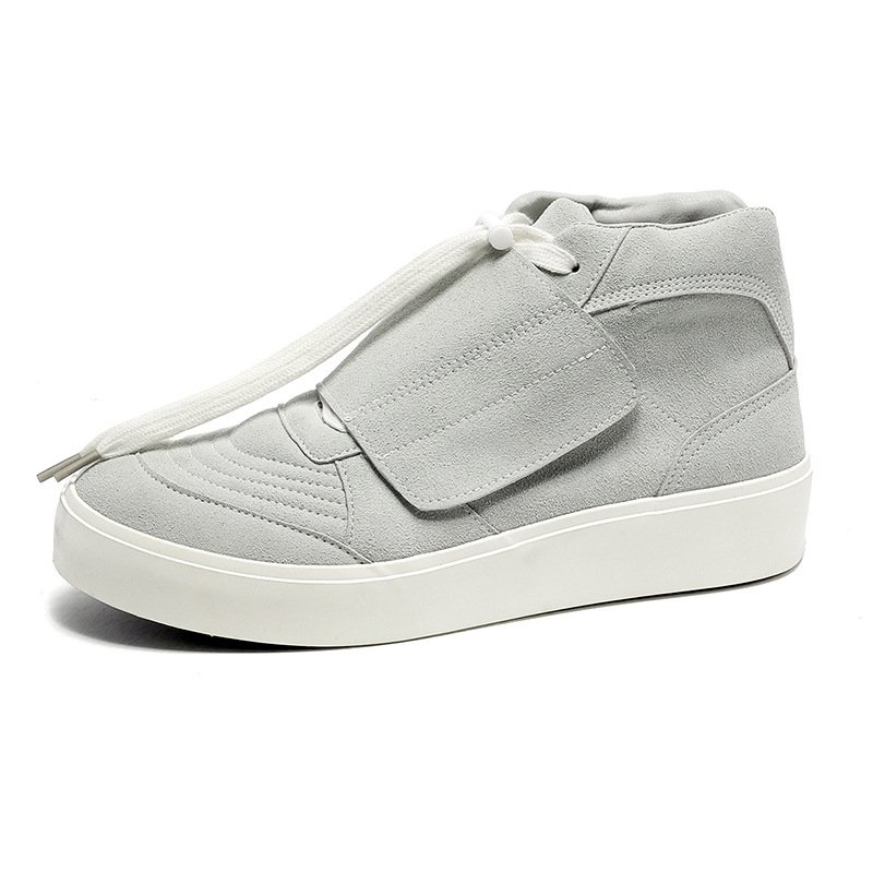 画像1: Unisex high cut leather sneakers shoes  ユニセックス男女兼用ハイカットレザースニーカー  (1)