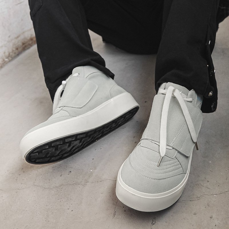 画像5: Unisex high cut leather sneakers shoes  ユニセックス男女兼用ハイカットレザースニーカー  (5)