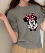 画像5: minnie knit short sleeve crew neck sweater  　ミニー編み込み半袖クールネックセーター ニット (5)