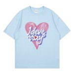 画像6: VUNC Lovely Heart printed T shirt　 ユニセックス男女兼用ラブリーハートプリント半袖 Tシャツ (6)