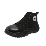 画像3: New 24SS 3 colors muffin daddy high cut lace-up sneakers　3色ユニセックス男女兼用厚底ハイカットマフィン厚底レースアップスニーカー (3)