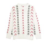 画像1: 24SS Unisex Cable Knit  Sweater Pullover ユニセックス　男女兼用　ケーブルニット　プルオーバー　セーター　トップス (1)