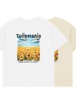 画像9: tulip mania print printed T shirt　 ユニセックス男女兼用チューリップマニアプリント半袖 Tシャツ (9)