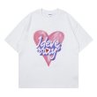画像5: VUNC Lovely Heart printed T shirt　 ユニセックス男女兼用ラブリーハートプリント半袖 Tシャツ (5)