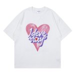 画像5: VUNC Lovely Heart printed T shirt　 ユニセックス男女兼用ラブリーハートプリント半袖 Tシャツ (5)
