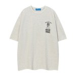 画像4: Weekend Happy Hour American Retro Cartoon Print Short Sleeve T-Shirt　 ユニセックス男女兼用ウイークエンドハッピープリント半袖 Tシャツ (4)