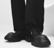 画像4: Men's chunky sole lace up shoes black loafers  チャンキーレースアップシューズ スニーカー ローファー　 (4)