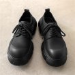 画像6: Men's chunky sole lace up shoes black loafers  チャンキーレースアップシューズ スニーカー ローファー　 (6)