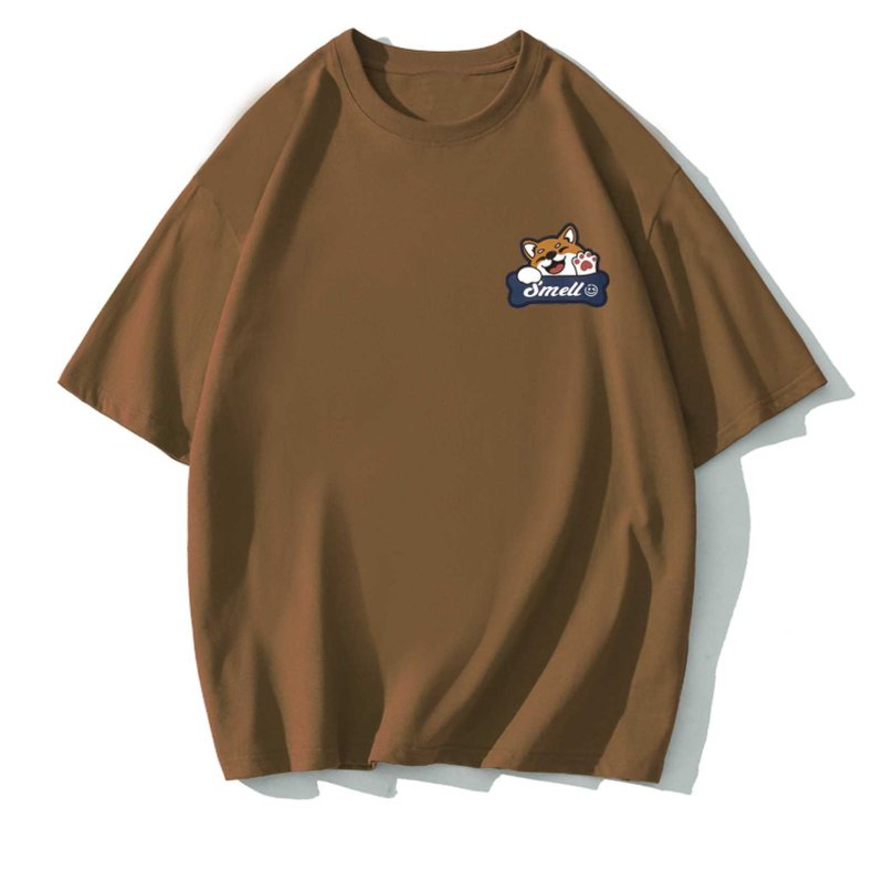 画像7: WASSUP One point cute dog round neck short sleeve T-shirt　 ユニセックス男女兼用WASSUPワズアップワンポイントキュートドッグプリント半袖 Tシャツ (7)