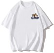 画像2: WASSUP One point cute dog round neck short sleeve T-shirt　 ユニセックス男女兼用WASSUPワズアップワンポイントキュートドッグプリント半袖 Tシャツ (2)