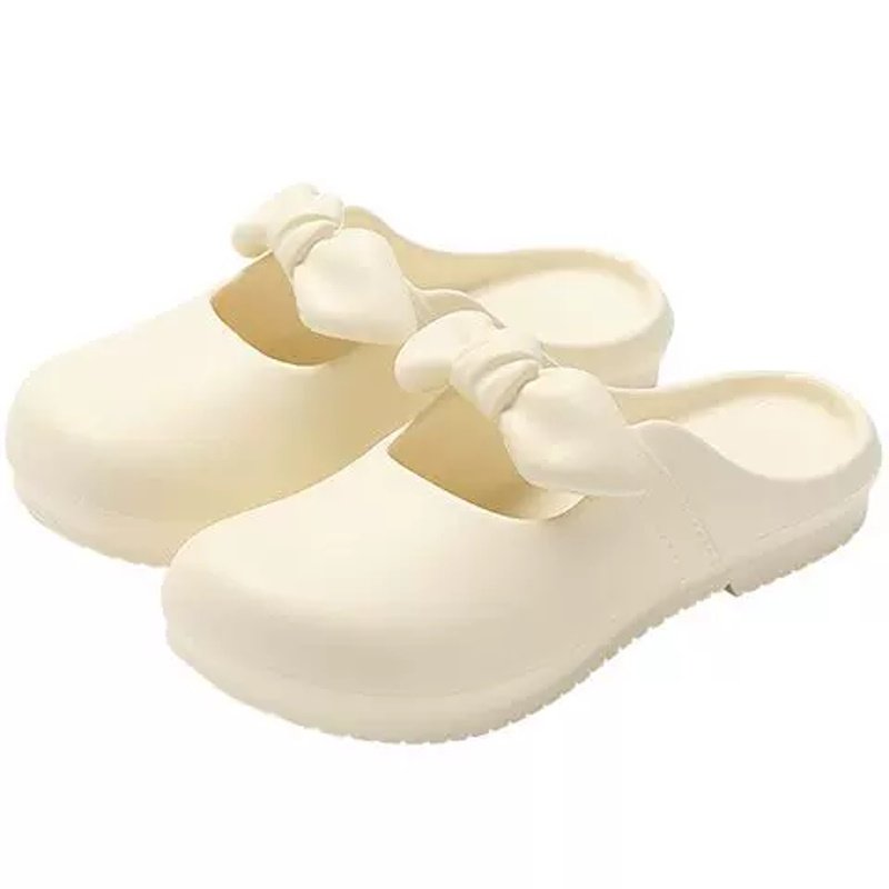 画像7: Unisex Mary Jane bow toe ribbon bow Sandal slippers　ユニセックスメリージェーンリボンボウサンダルスリッパ　シャワー (7)
