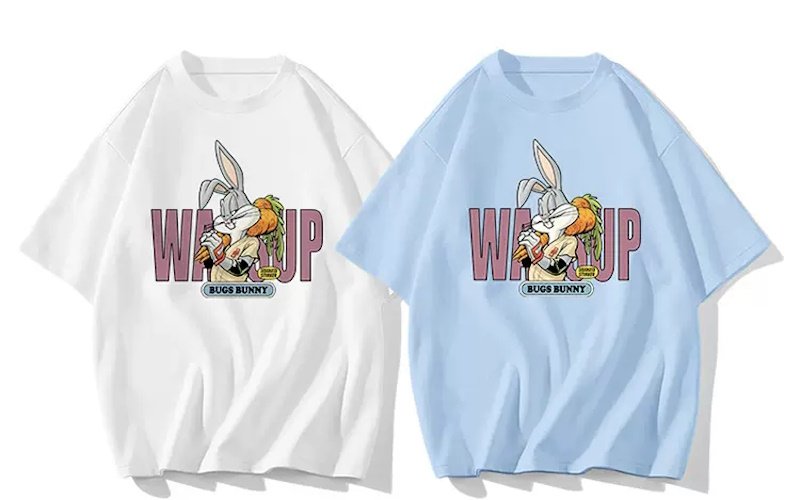 画像6: WASSUP wassup Bugs Bunny  round neck short sleeve T-shirt  ユニセックス男女兼用WASSUPワズアップバッグスバニープリント半袖 Tシャツ (6)