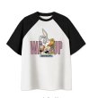 画像4: WASSUP wassup Bugs Bunny  round neck short sleeve T-shirt　 ユニセックス男女兼用WASSUPワズアップバッグスバニープリント半袖 Tシャツ (4)