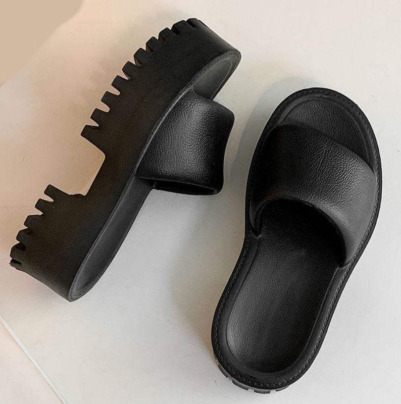 画像6: Unisex celebrity EVA Thick-soled platform Sandal slippers　ユニセックスセレブリティー厚底プラットフォームサンダルスリッパ　 (6)