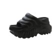 画像3: Unisex outer wear platform wedge heel flip flops Sandal slippers　ユニセックス厚底プラットフォームウエッジサンダルスリッパ　 (3)