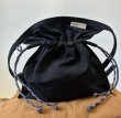 画像2: drawstring crossbody bag　巾着クロスボディーポシェットバッグ 携帯入れ 通学 通勤 ショッピング (2)