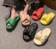 画像5: Unisex Dot ribbon platform sandals slippers flip flops 　ユニセックス厚底プラットフォームドットリボンサンダルスリッパ　 (5)