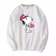 画像7: ILOVE Snoopy heart crew neck Print sweatshirt Sweat　ユニセックス男女兼用I LOVEスヌーピーハートプリント  スウェットトレーナー (7)