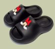画像2: Unisex minnie mouse platform sandals slippers flip flops 　ユニセックスプラットフォームミニーマウスサンダルスリッパ　 (2)