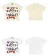 画像3: washed retro letter printed round neck short sleeve T-shirt 　 ユニセックス男女兼用レトロヒップホップレターグラフィックプリント半袖 Tシャツ (3)