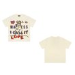 画像7: washed retro letter printed round neck short sleeve T-shirt 　 ユニセックス男女兼用レトロヒップホップレターグラフィックプリント半袖 Tシャツ (7)