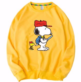 Realistic Banana Print Round Neck Sweatshirt sweat ユニ