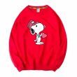 画像5: ILOVE Snoopy heart crew neck Print sweatshirt Sweat　ユニセックス男女兼用I LOVEスヌーピーハートプリント  スウェットトレーナー (5)