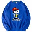 画像1: Hip hop Snoopy x I LOVE FAMILY crew neck Print sweatshirt Sweat　ユニセックス男女兼用ヒップホップスヌーピー×I LOVE FAMILYプリント  スウェットトレーナー (1)