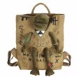 画像2: Frog x kaws x Graphic canvas backpack backpack shoulder tote bag　フロッグ×カウズ×グラフィックバックパックショルダートートバッグ通学 通勤 ショッピング (2)
