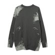 画像4: fringe star pullover sweater knit ユニセックス男女兼用フリンジスター星セーターニットプルオーバー (4)