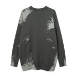 画像4: fringe star pullover sweater knit ユニセックス男女兼用フリンジスター星セーターニットプルオーバー (4)