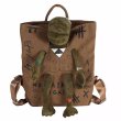画像3: Frog x kaws x Graphic canvas backpack backpack shoulder tote bag　フロッグ×カウズ×グラフィックバックパックショルダートートバッグ通学 通勤 ショッピング (3)