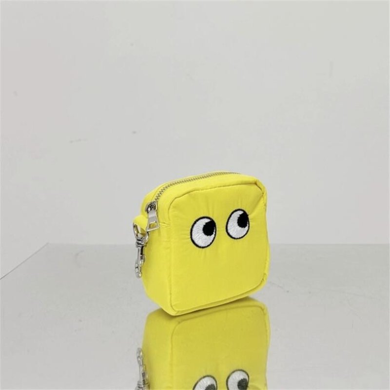 画像16: candy color storage eyeball small bag shoulder tote bag　キャンディーカラーアイボール目玉刺繍小バッグ付きショルダートートショッピングエコバッグ通学 通勤  (16)