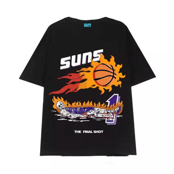 画像1: Unisex Vintage Design Phoenix Suns Final Shot T-shirt  男女兼用 ユニセックス ヴィンテージ デザイン フェニックスサンズ ロゴ Tシャツ  (1)