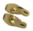 画像1: platform thong leather sandals slippers flip flops 　厚底プラットフォーム トングレザーサンダルスリッパ　　 (1)