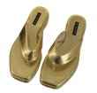 画像14: platform thong leather sandals slippers flip flops 　厚底プラットフォーム トングレザーサンダルスリッパ　　 (14)