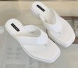 画像13: platform thong leather sandals slippers flip flops 　厚底プラットフォーム トングレザーサンダルスリッパ　　 (13)