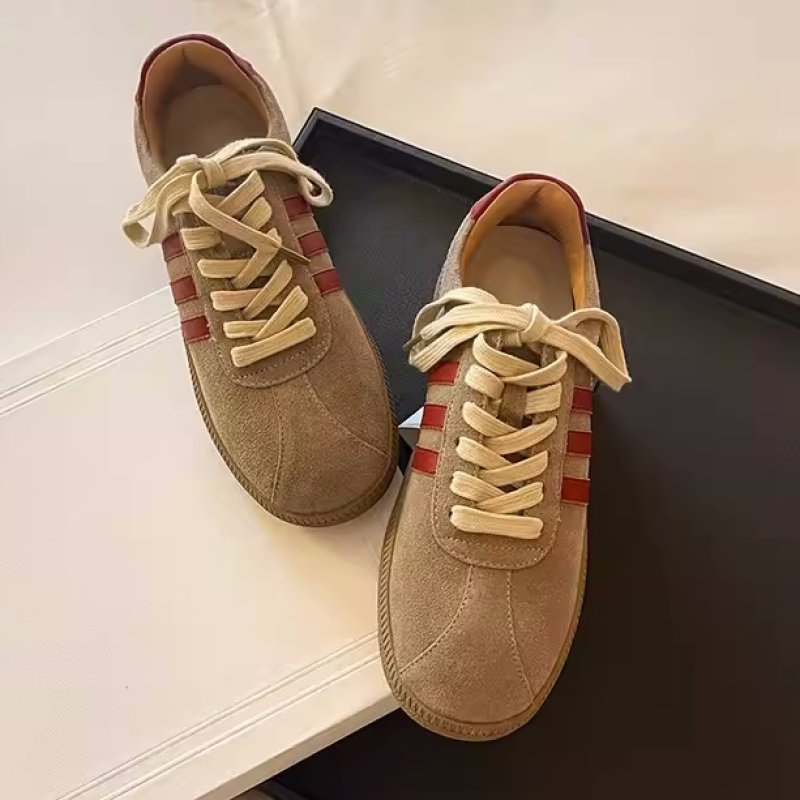 画像6: 3 line leather lace up sneakers shoes ３ラインレザー レースアップスニーカーシューズ (6)