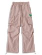 画像1:  Unisex paratrooper  Casual Pants  Jogger Pant 　ユニセックス男女兼用ギャザーストレートパンツジョガーパンツ  (1)