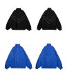 画像5: Unisex stand collar zip up windbreaker jacket uniform  blouson Stadium jumper ユニセックス 男女兼用スタンドカラージップアップウインドブレーカージャケット MA-1 ボンバー ジャケット ブルゾン (5)
