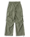 画像7:  Unisex paratrooper  Casual Pants  Jogger Pant 　ユニセックス男女兼用ギャザーストレートパンツジョガーパンツ  (7)