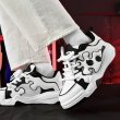 画像4: Unisex High-cut bicolor thick sole lace up sneakers shoes  ユニセックス男女兼用バイカラーハイトップハイカットレースアップ  スニーカー  (4)