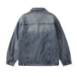 画像2: unisex pocket different material Denim G Jean Jacket blouson Stadium jumper ユニセックス 男女兼用異素材ポケットデニムGジャンジャンパー MA-1 ボンバー ジャケット ブルゾン (2)