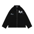 画像7: unisex star letter patch embroidery splicing lapel jacket 　ユニセックス 男女兼用レター刺繍ジップアップジャケットスタジャンスタジアムジャンバー (7)