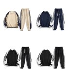 画像4:  Unisex sweatshirt and sweatpants Set up  ユニセックス 男女兼用 3ラインスウェット＋パンツセットアップ 上下 (4)