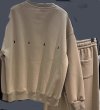 画像8: One-point embroidery round neck sweatshirt and sweatpants set Setup ワンポイント刺繍スウェット セットアップ トレーナー＆ パンツ (8)