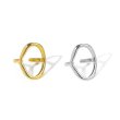 画像8: Unisex frame ring finger ring　フレームリング指輪 ゴールド シルバー2カラー (8)