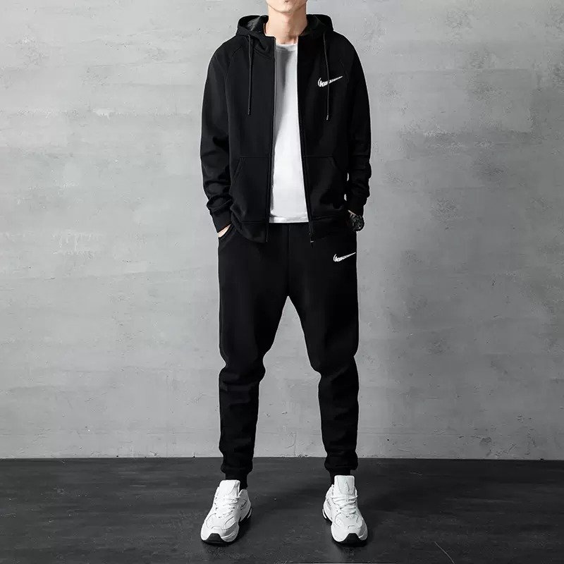 画像3: SALE セール Men& Women Broken swoosh Setup Hoodie and Pants Set  バスケットNO１ブロークン スウォッシュ プリントセットアップユニセックス男女兼用スウェットフーディ＆パンツセット (3)