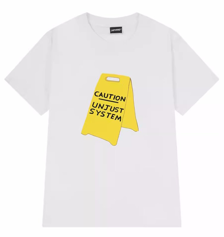 画像2: Unisex creative illustration printed short-sleeved T-shirt  男女兼用 ユニセックス クリエイティブイラストプリント 半袖Tシャツ  (2)