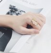 画像4: Unisex frame ring finger ring　フレームリング指輪 ゴールド シルバー2カラー (4)